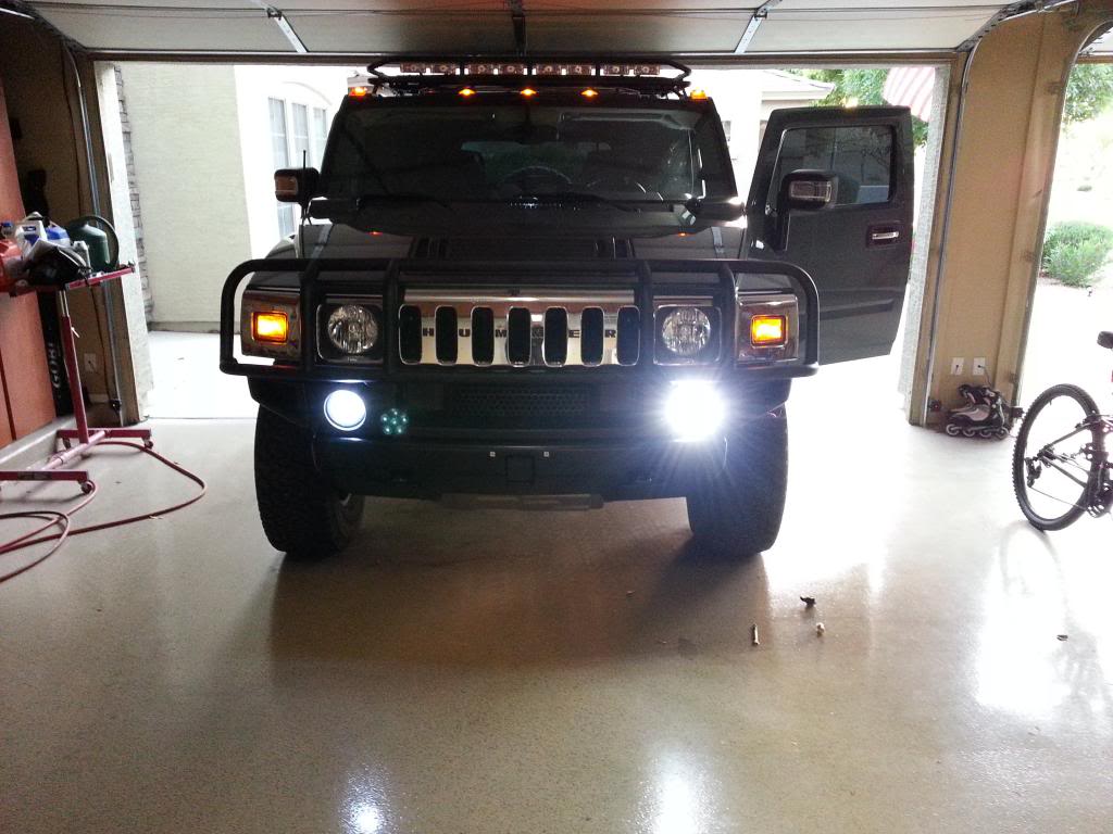 hummer h2 running lights