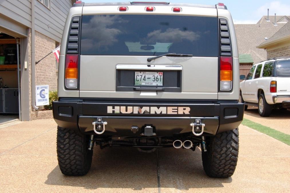 hummer h2 license plate mount