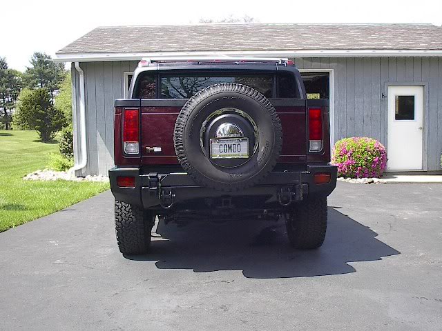 hummer h2 license plate mount