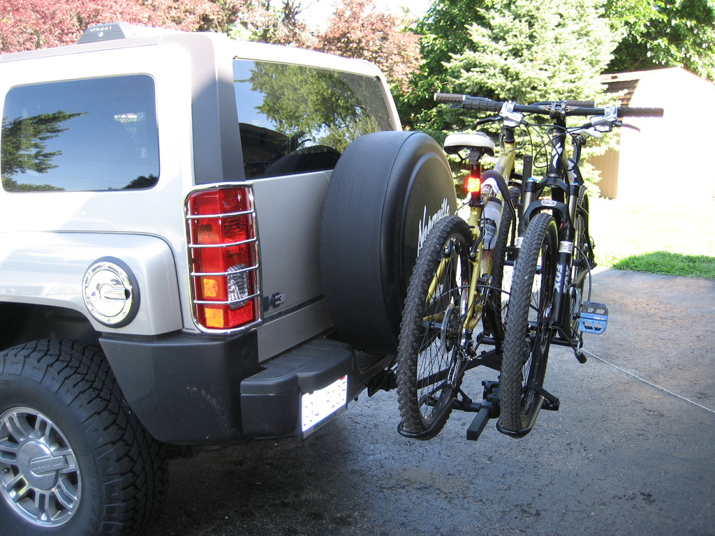 Hummer h3 cheap bike rack