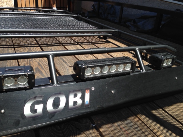 H3 Gobi Stealth roof rack w/ LED lights - Hummer Forums ...